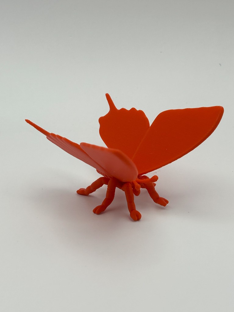 Standing Butterfly 3D Model