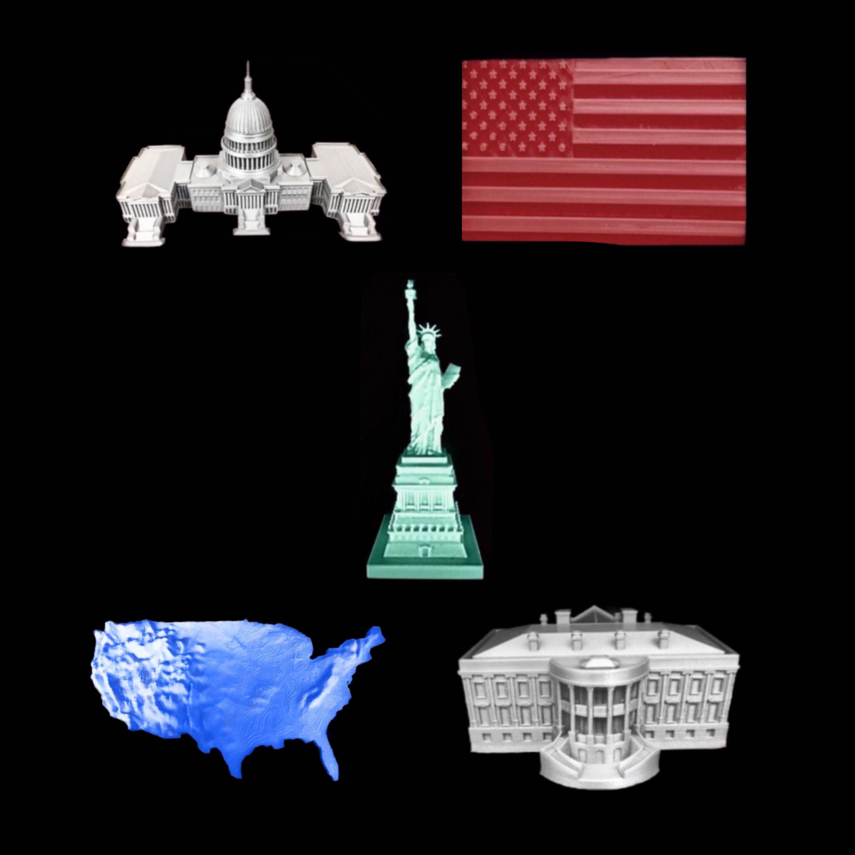 United States 3D Model