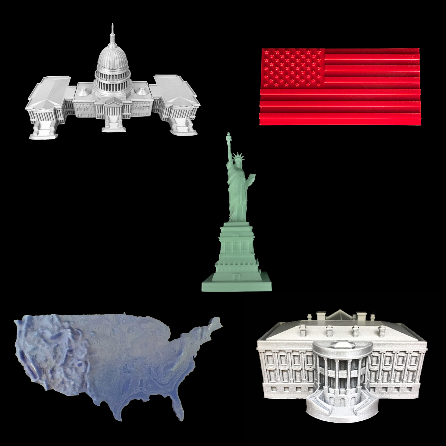 United States 3D Model